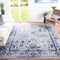 Safavieh Adirondack Power Loomed Medium Rectangular Area Rug, Grey and Navy - 6 x 9 ft. ADR109P-6 - alternate 7